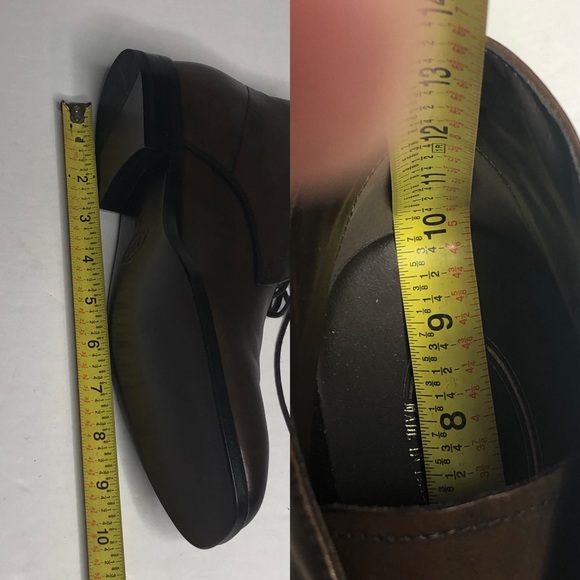 NEW Tod's Mens Brown Leather Laceup AnkleBoots 5.5 - Picture 12 of 16